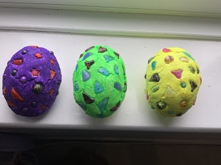 Lockdown Activities – Dragon Eggs & Harry Potter Wands For My Grandsons & A Stained Glass Butterfly Sun Catcher For My Mum