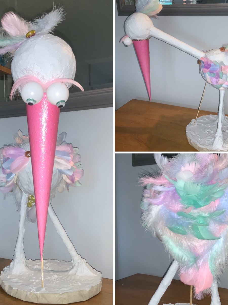 Say Hello To ”Bertha” She’s A Game “Ole” Bird With A Passion For Cabaret & Gin, Step By Step Guide On How I Made Her&nbsp;👇👇👇