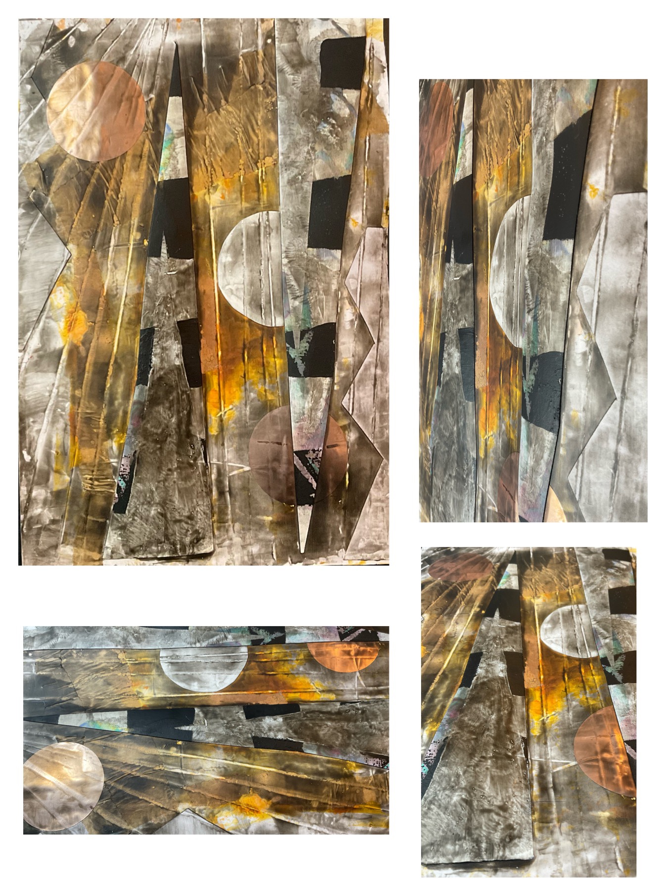 Grunge, Grime & Glitches week 2 of my mixed media art&nbsp;course….